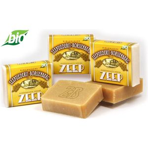 Biologische Honing Zeep - 3 stuks | Handgemaakte verzorgingsproducten van Zeepziederij Borssenburg