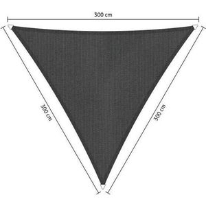 Shadow Comfort driehoek 3x3x3m Carbon Black