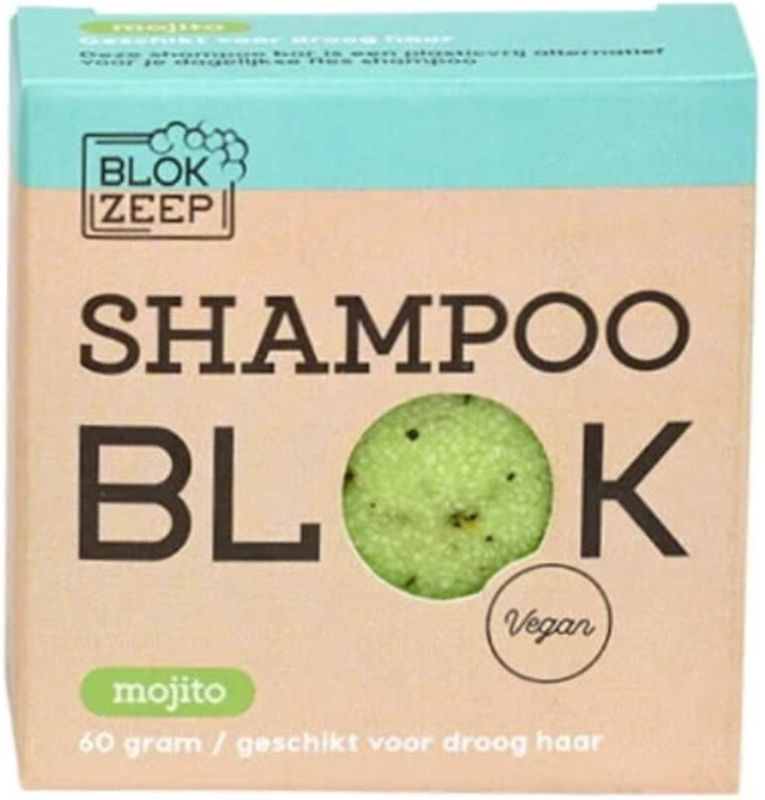 Shampoobar - Mojito - Plasticvrij - Dierproefvrij - Gemaakt in de EU