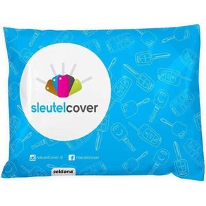 Autosleutel Hoesje geschikt voor Hyundai - SleutelCover - Silicone Autosleutel Cover - Sleutelhoesje Blauw