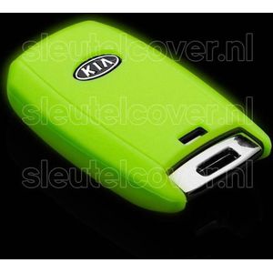 Autosleutel Hoesje geschikt voor Kia - SleutelCover - Silicone Autosleutel Cover - Sleutelhoesje Glow in the dark / Lichtgevend