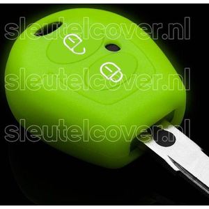 Autosleutel Hoesje geschikt voor Seat - SleutelCover - Silicone Autosleutel Cover - Sleutelhoesje Glow in the dark / Lichtgevend