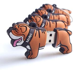Bulldog hond usb stick 64gb -1 jaar garantie – A graden klasse chip