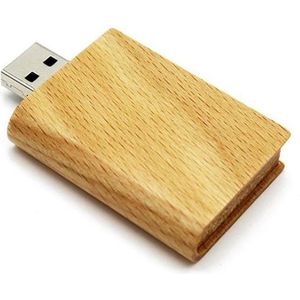 Hout boek usb stick 32gb