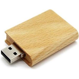 Hout boek usb stick 64gb