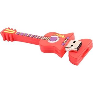 Elektrische gitaar usb stick 32gb rood
