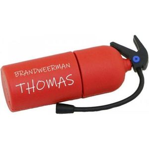 Brandblusser usb stick met naam 8GB