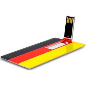 Creditcard usb stick Duitse vlag 8GB -1 jaar garantie – A graden klasse chip