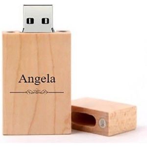 ANGELA naam kado verjaardagscadeau cadeau usb stick 32GB
