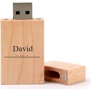 David naam kado verjaardagscadeau cadeau usb stick 32GB