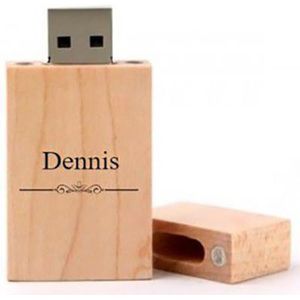 Dennis naam kado verjaardagscadeau cadeau usb stick 32GB