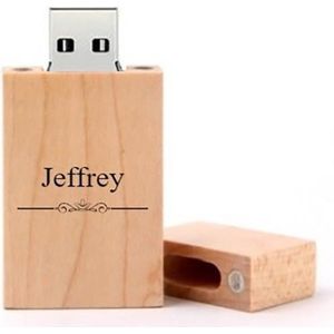Jeffry naam kado verjaardagscadeau cadeau usb stick 32GB