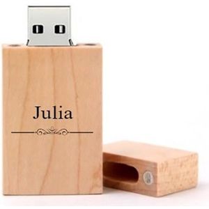 Julia naam kado verjaardagscadeau cadeau usb stick 32GB