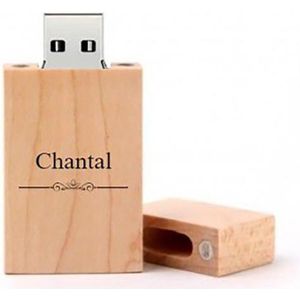 Chantal naam kado verjaardagscadeau cadeau usb stick 32 GB