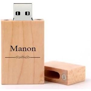 Manon naam kado verjaardagscadeau cadeau usb stick 32GB