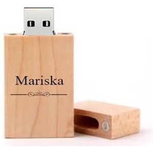 Mariska naam kado verjaardagscadeau cadeau usb stick 32GB