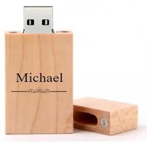 Michael naam kado verjaardagscadeau cadeau usb stick 32GB