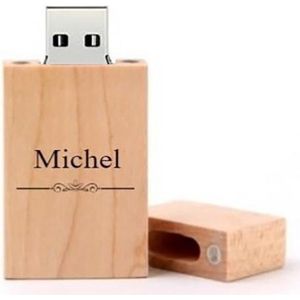 Michel naam kado verjaardagscadeau cadeau usb stick 32GB