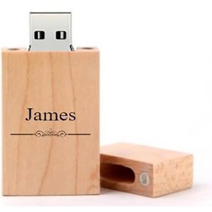 James naam kado verjaardagscadeau cadeau usb stick 32GB