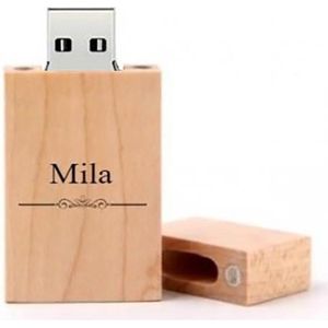 Mila naam kado verjaardagscadeau cadeau usb stick 32GB