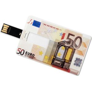 50 Euro creditcard USB stick 8GB -1 jaar garantie – A graden klasse chip