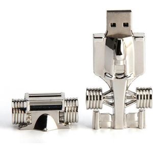 Metaal rice auto usb stick 64GB -1 jaar garantie – A graden klasse chip