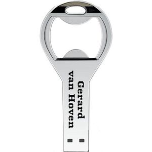 Opener flesopener usb stick met naam 16GB