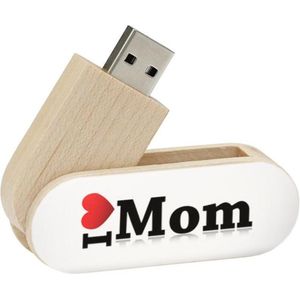 Hout twister usb stick 16gb moederdag cadeautjes model 1032 – voor de beste mama van de wereld, cadeau voor moeder, cadeau moeder, cadeau moederdag, cadeau voor mama, leuke moederdag cadeaus
