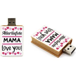 Bedrukte boek usb stick 32gb moederdag cadeautjes model 1038 – jij bent allerliefste mama, beste mama, cadeau voor moeder, cadeau moeder, cadeau moederdag, cadeau voor mama,