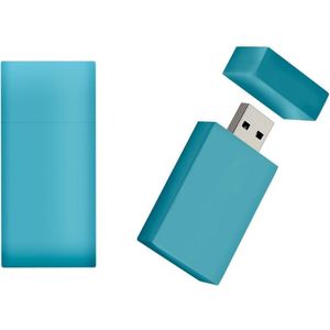 Blauwe hout usb stick 8GB, kraamcadeau jonge, geboortecadeaus voor jongens