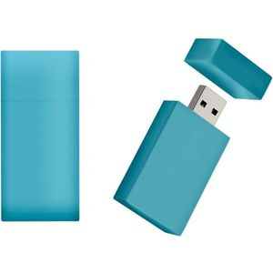 Blauwe hout usb stick 64GB, kraamcadeau jonge, geboortecadeaus voor jongens