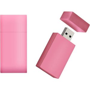 Roze hout usb stick 64GB, kraamcadeau meisje, geboortecadeaus voor meisjes