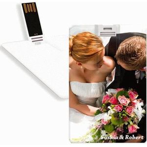 Creditcard bankpas 64GB usb stick met eigen foto naam of logo bedrukken