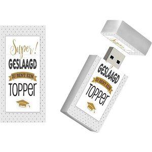 Geslaagd cadeautje USB stick 16GB model1049 - kado geslaagd, cadeau geslaagd