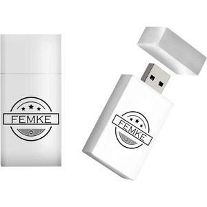 FEMKE naam kado verjaardagscadeau cadeau usb stick 16GB - naam cadeau, gefeliciteerd cadeau