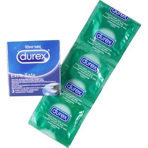 Durex Extra Safe Condoom 9-pack Extra dik met glijmiddel