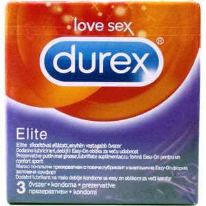 Durex Elite Condoom 9-pack Ultradun met extra glijmiddel