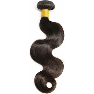 Body Wave #1B (Natural Black) -14inch - Virgin Human Hair