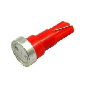Auto LEDlamp | autoverlichting LED T5 | kleur rood | 1W 12V DC high power