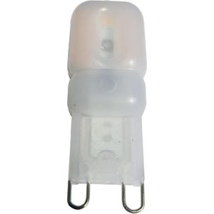 G9 steeklampje milky | LED 2,5W=25W halogeen | warmwit 3000K | 230 Volt