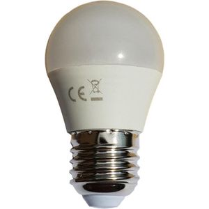 G45 kogellamp | E27 LED lamp 6W=50W | warmwit 3000K