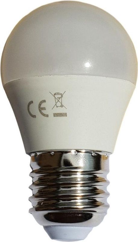 Kogellamp - E27 - Warmwit - G45 LED 6W - 480 Lm - 3000K