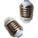 E27 fitting - G9 fitting verloopfitting 2 stuks | wit 230V AC