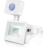 Buitenlamp - LED Bouwlamp - Wit - 10W - IP65 - IR Sensor