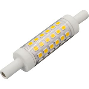 R7s staaflamp | 78x15mm | LED 5W=42W halogeenlamp - 500 Lumen | warmwit 3000K