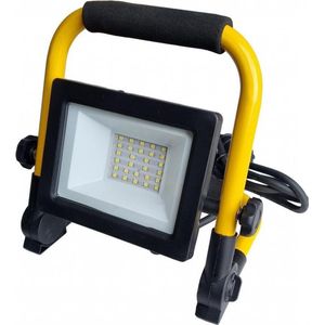 Werklicht op standaard | LED 20W=180W bouwlamp - 1800 Lumen | stekker 180cm | daglichtwit 6500K - IP44