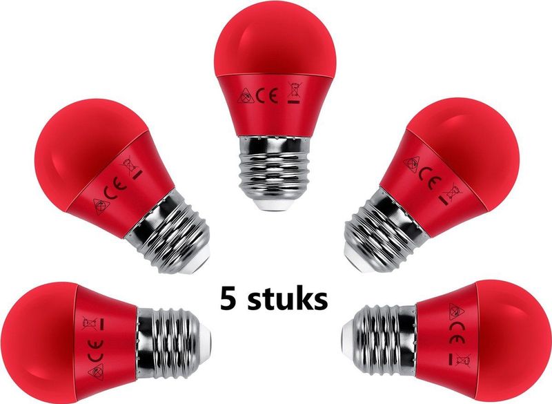 LED Kogellamp - E27 - 230 Volt - IP20 - Vervanger voor Gloeilamp