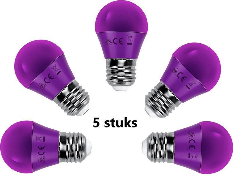 E27 LED Kogellamp - 230 Volt - Voor Binnengebruik - IP20