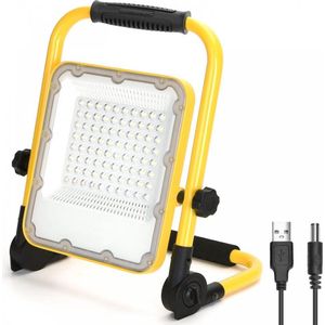 Werklamp - Compact - Blauw/Rood - LED - Oplaadbaar via USB