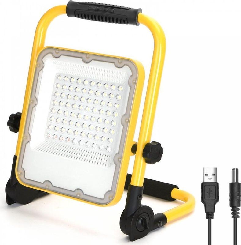 Werklamp - Compact - Blauw/Rood - LED - Oplaadbaar via USB